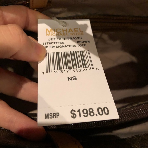 NWT Michael Kors Tote Jet Set Travel East West - Picture 2 of 8